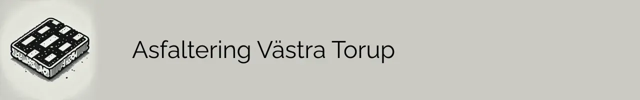 Asfaltering Västra Torup